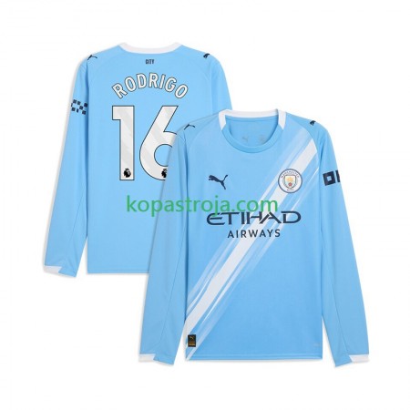 Billiga Fotbollströjor Manchester City Rodrigo Hernandez 16 Hemma tröja 2025/26 Långärmad